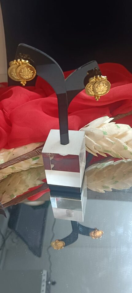 Lakshmi Coin Earring